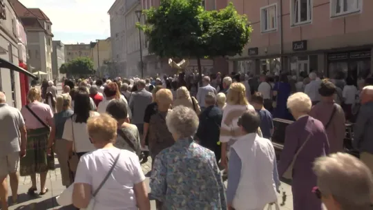 Boże Ciało w Szczecinku. Procesje wiernych przeszły ulicami miasta