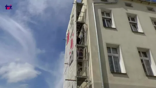 Nowy mural w Szczecinku ma promować miłość i szacunek do zwierząt