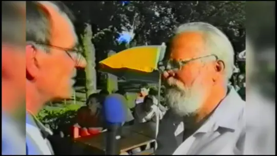 Scena letnia 1999 w Szczecinku. Pola i Maciek przypominają niedzielę poświęconą diabetykom