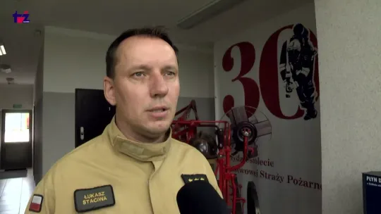 Strażacy i policjanci podsumowują miniony tydzień w Magazynie Służb Mundurowych
