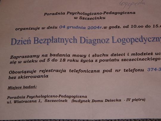 Badania logopedyczne