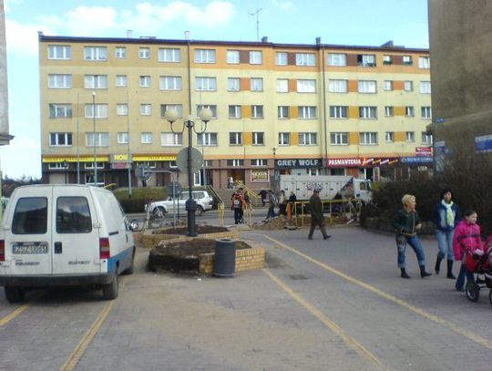 Budowa na deptaku