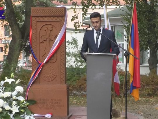 Chaczkar - ormiański krzyż w Szczecinku