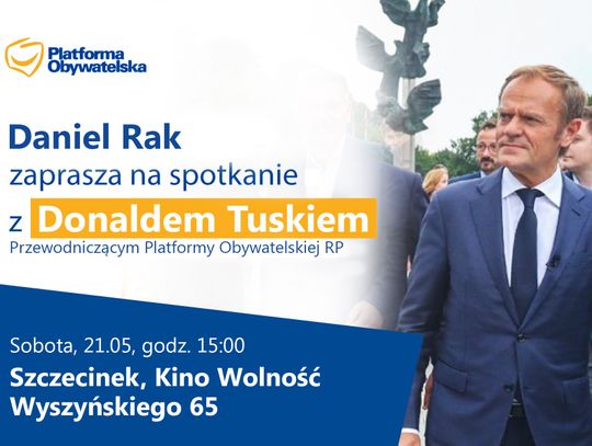 Donald Tusk przyjedzie do Szczecinka