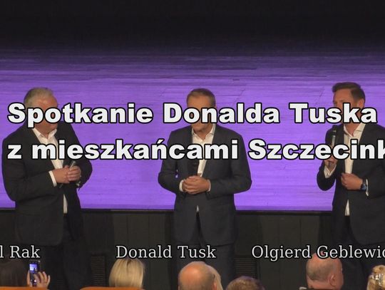 Donald Tusk w Szczecinku