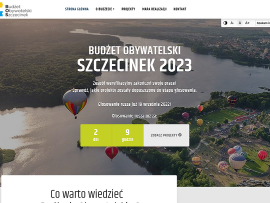 Głosowanie na projekty zgłoszone do Budżetu Obywatelskiego od poniedziałku