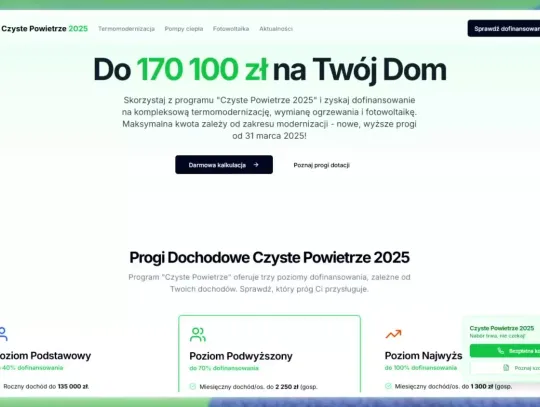 Gmina Szczecinek: dofinansowanie z programu Czyste Powietrze na wymianę kopciuchów i termomodernizację — wnioski w punkcie UG, ul. Pilska 3 (tel. 94 372 64 45)