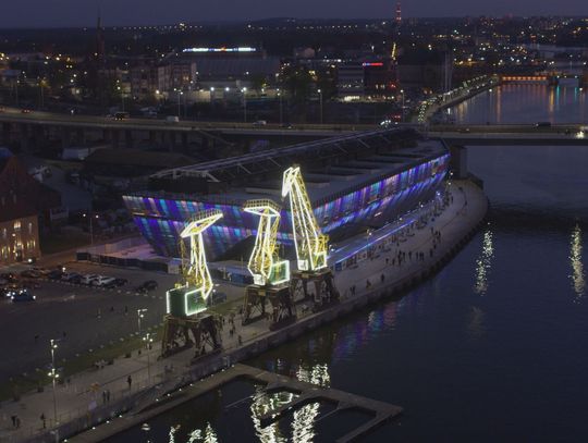 Iluminacje Morskiego Centrum Nauki