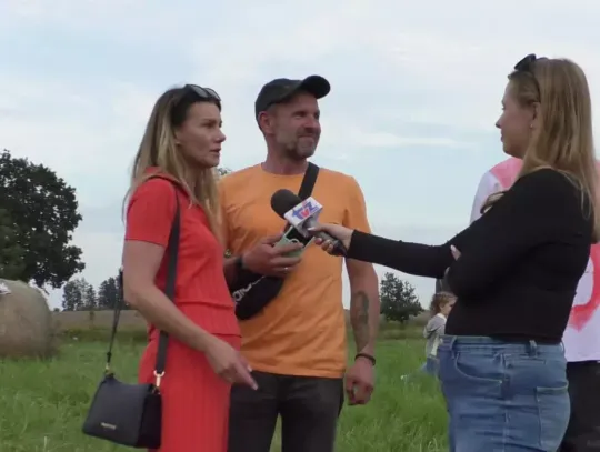 Kolorowe niebo nad Szczecinkiem