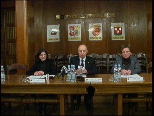 Konferencja prasowa burmistrza