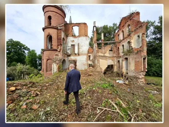 Milionowe inwestycje w ruiny pałacu w Juchowie: Zabezpieczenie dla przyszłych pokoleń i otwarcie na zwiedzających