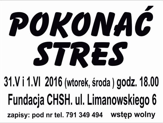 Pokonać stres