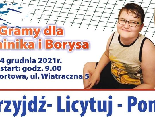 Pomoga Borysowi i Dominikowi 