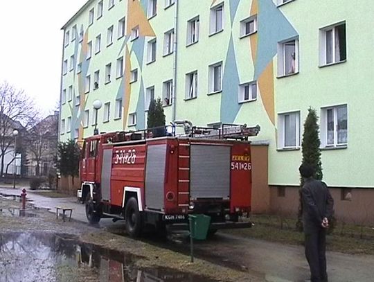Pożar na klatce