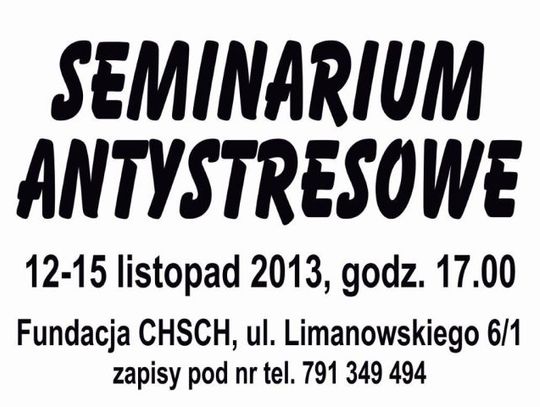 Pozbądź się stresu