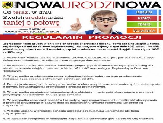 Promocja na basenie