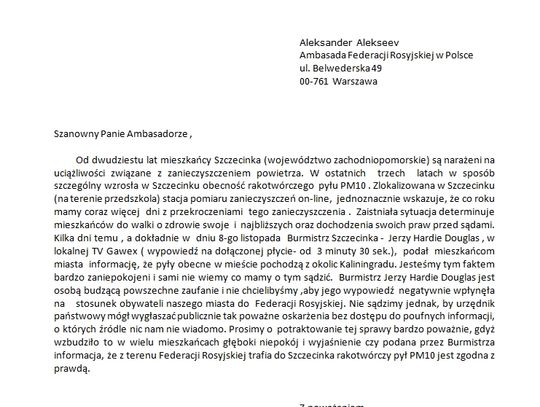 Pył znad Rosji
