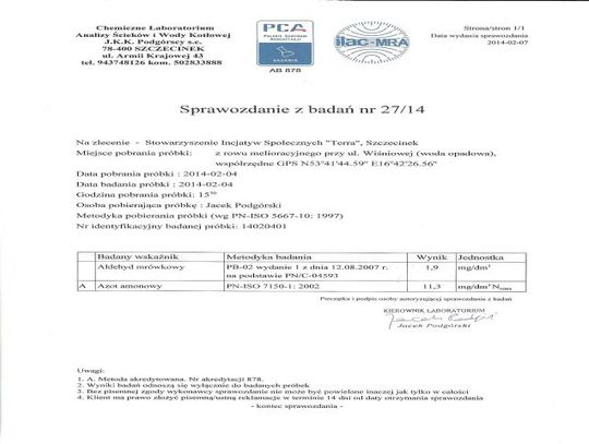 Ścieki do jeziora PDF