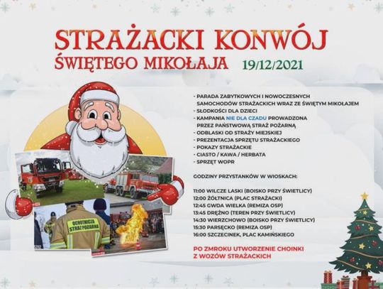 Strażacy jak Mikołaje 