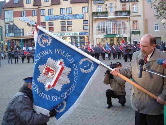 Sztandar dla policji