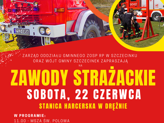 Zawody i festyn strażacki w Drężnie