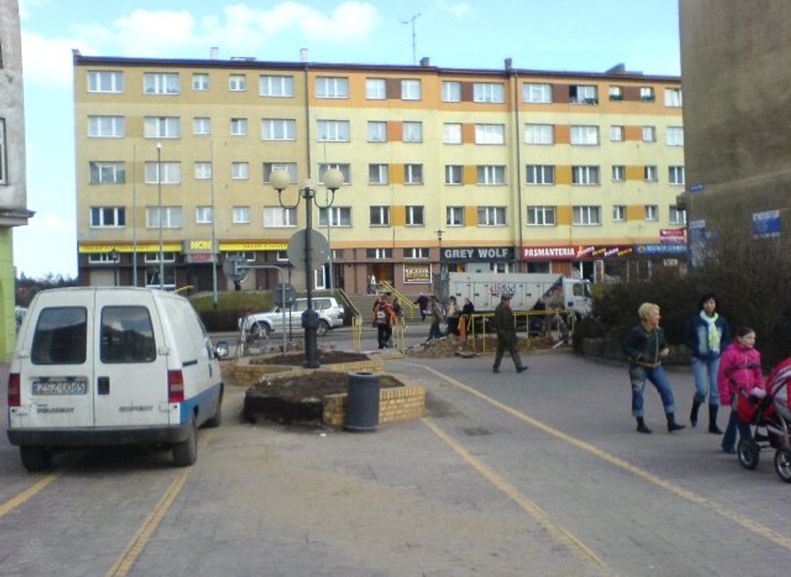 Budowa na deptaku