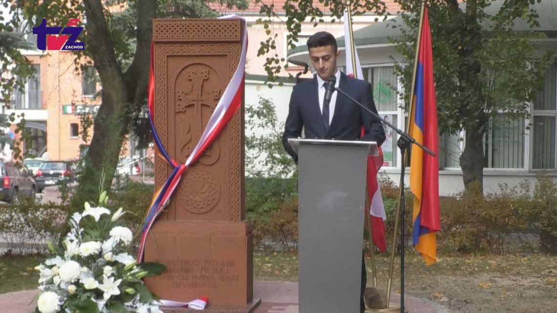 Chaczkar - ormiański krzyż w Szczecinku