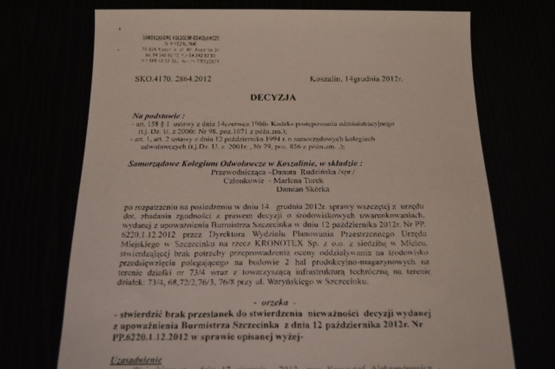 Decyzja SKO