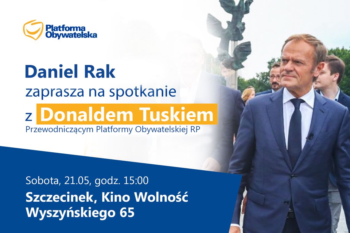 Donald Tusk przyjedzie do Szczecinka