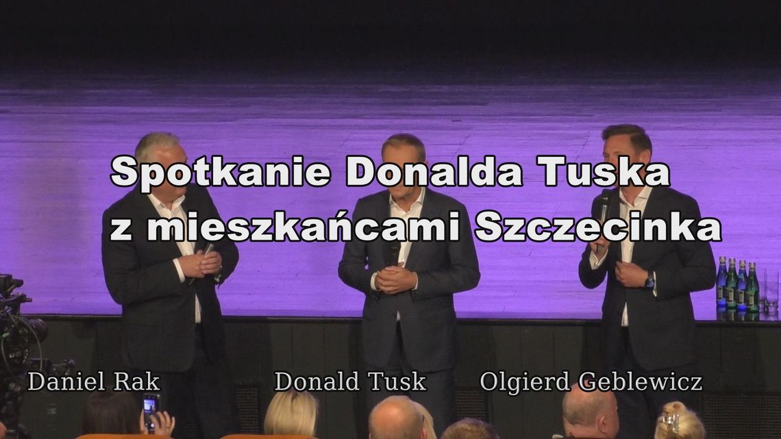 Donald Tusk w Szczecinku