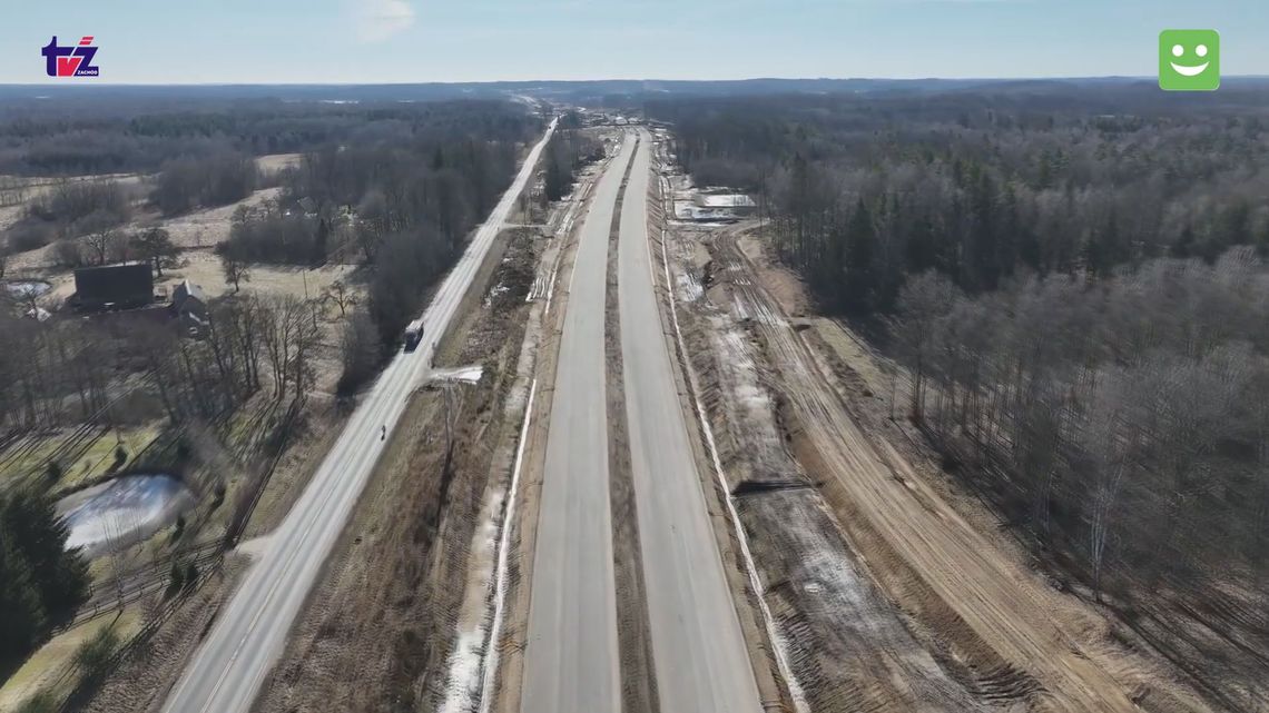 GDDKiA: S11 Bobolice–Szczecinek na finiszu — zima spowolniła prace, ale budowa idzie zgodnie z planem; koniec w mniej niż pół roku