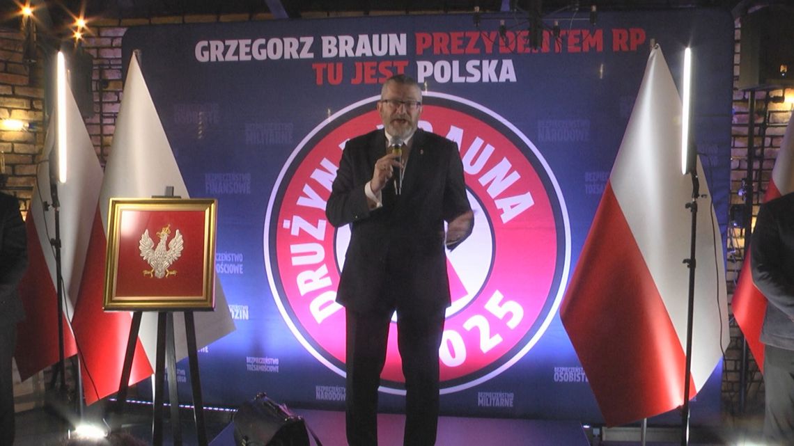 Grzegorz Braun w Szczecinku