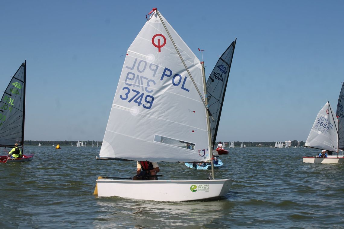 Igor Idczak na podium regat 10 Bałtyckiego Pucharu Klas