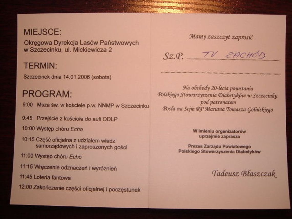 Jubileusz Diabetyków