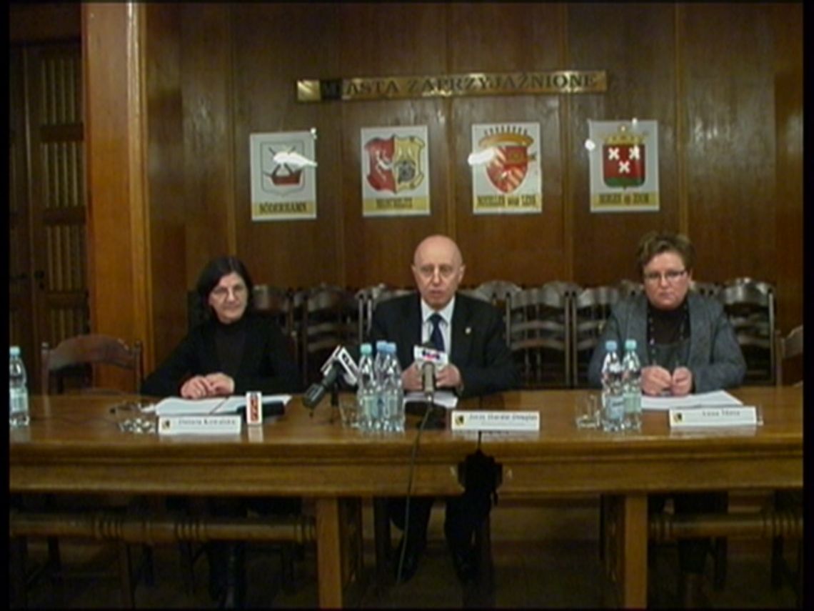 Konferencja prasowa burmistrza