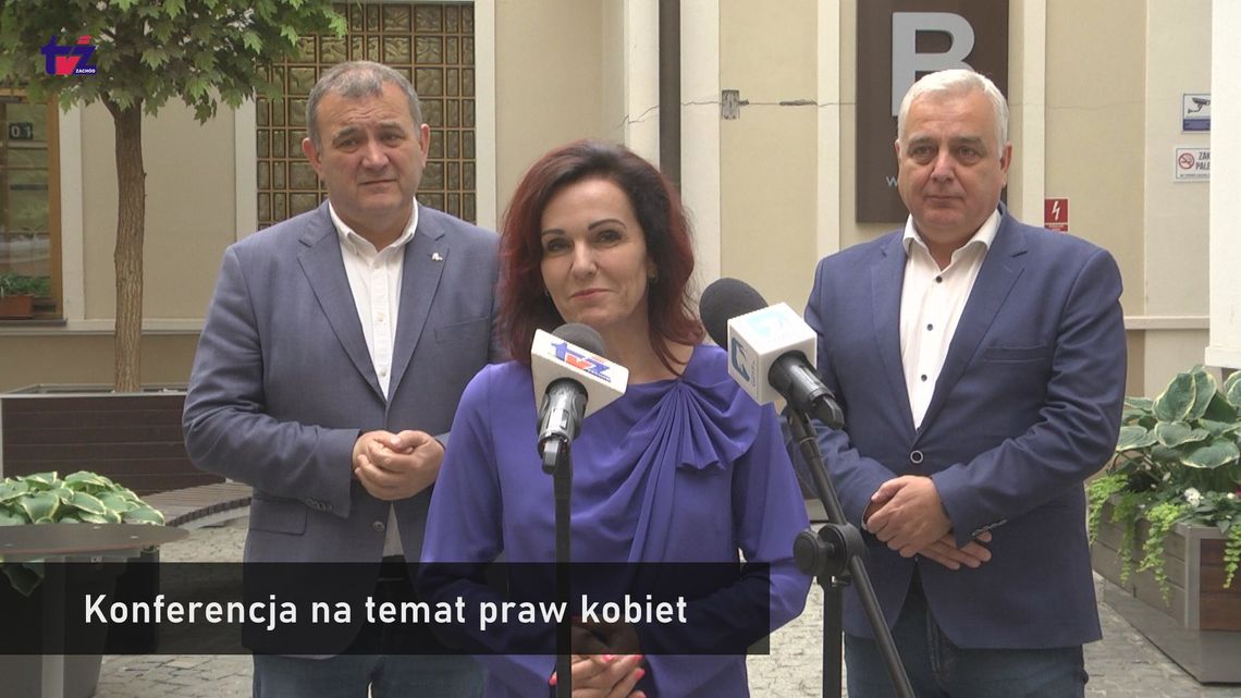 Konferencja prasowa wicemarszałkini Senatu  RP na temat praw kobiet