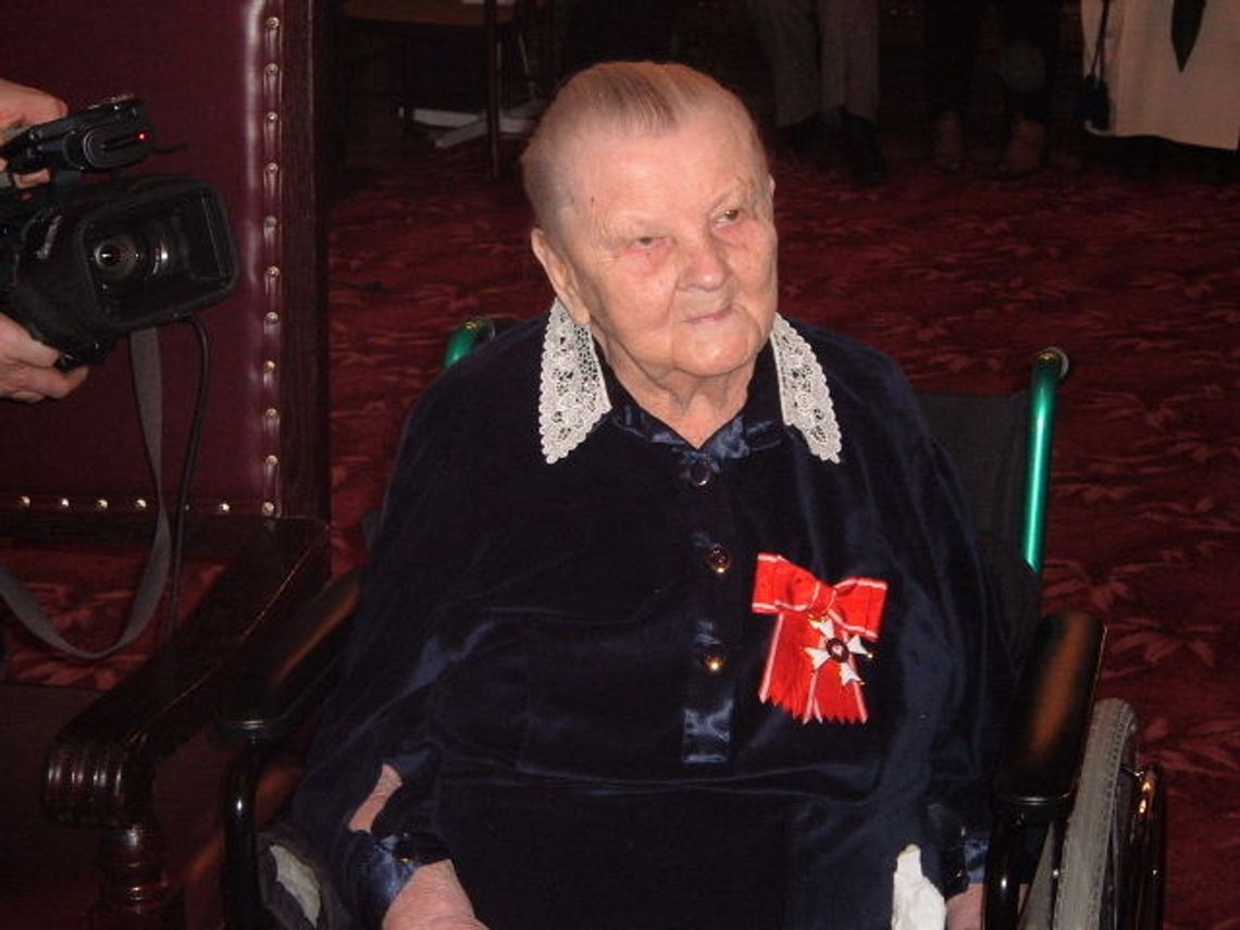 Krzyż Komandorski dla Olgi Zawadzkiej