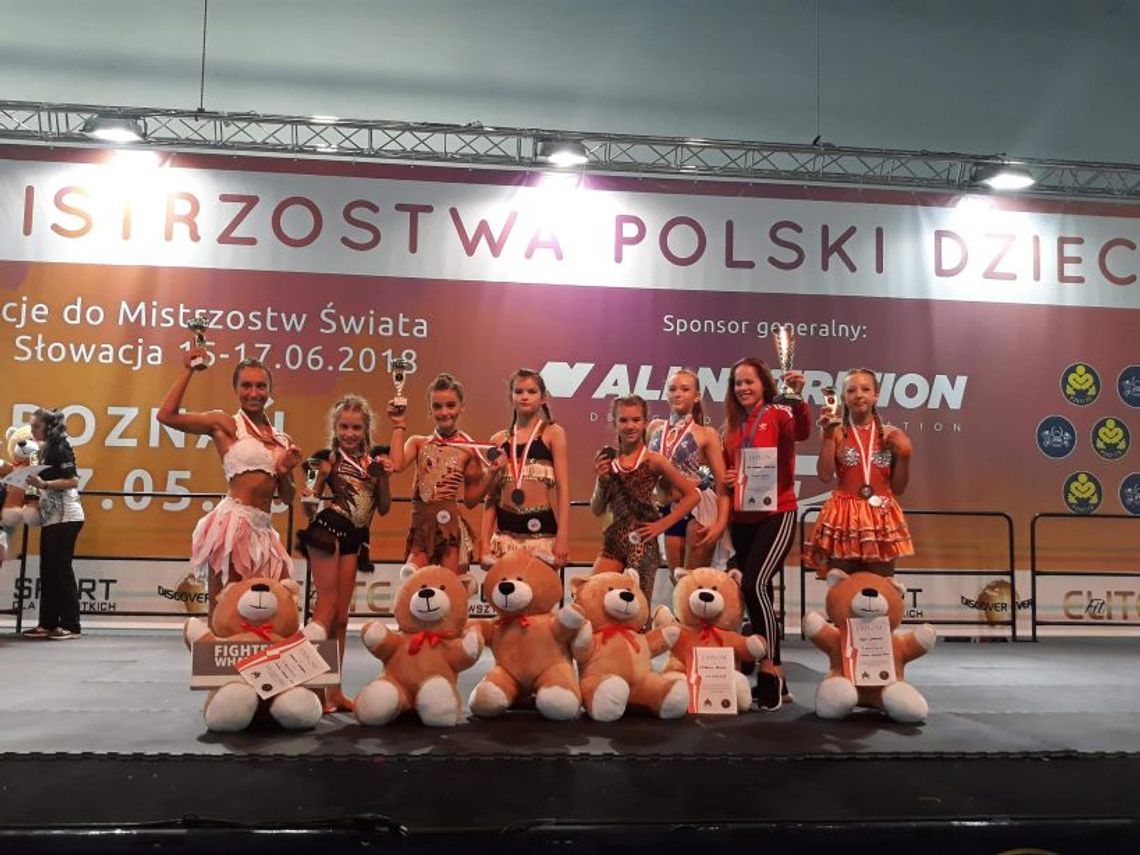 Medalistki Mistrzostrzostw Polski Dzieci w Fitness wystąpią na Mistrzostwach Świata