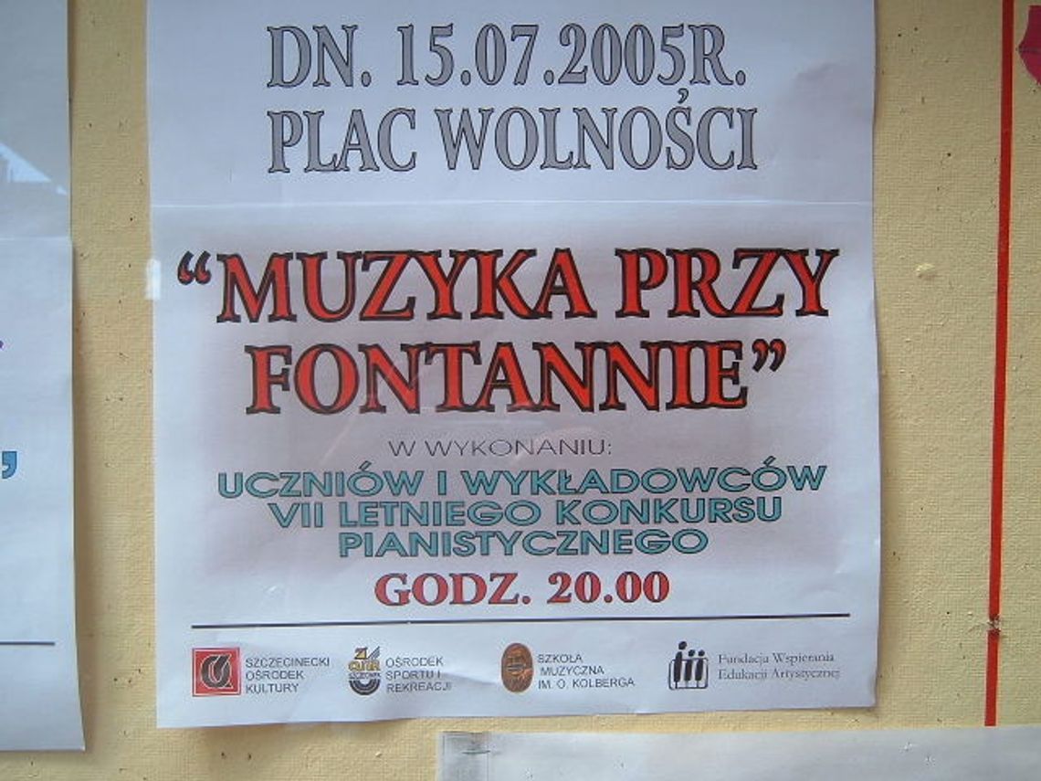 Muzyka przy fontannie