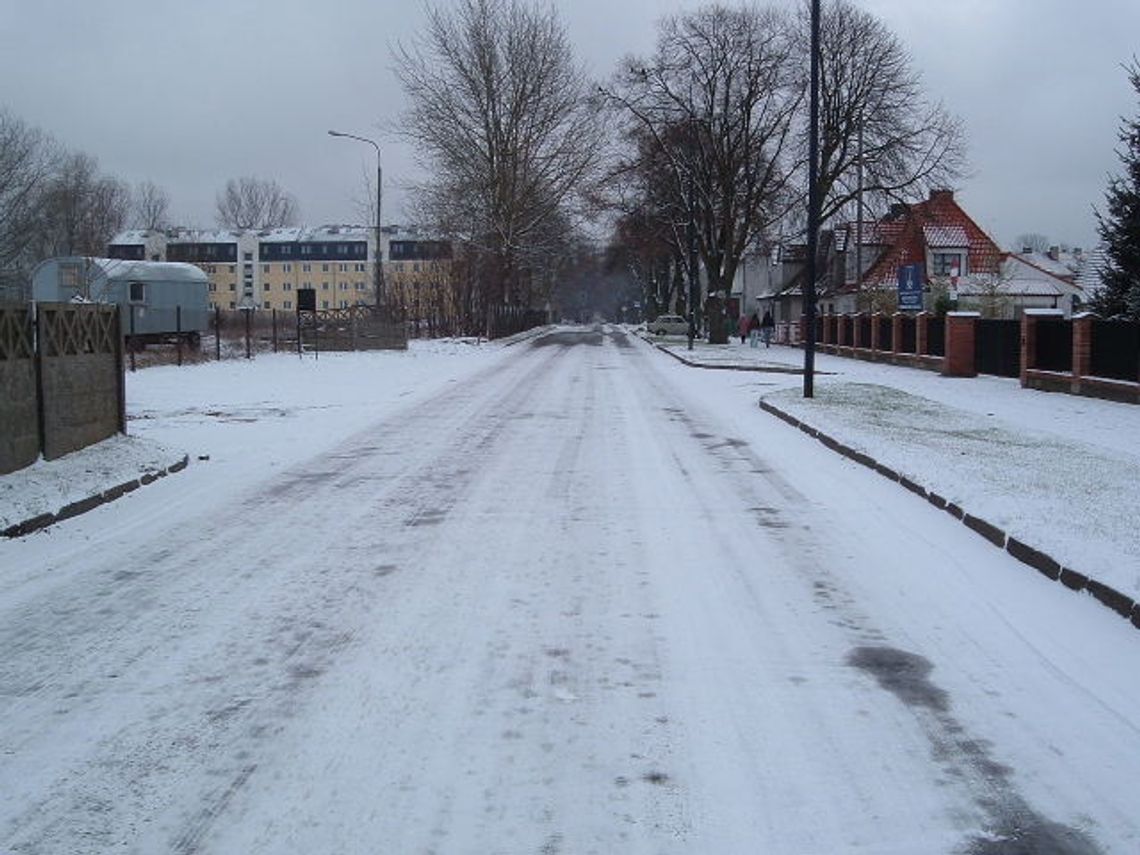 Na drogach ślisko