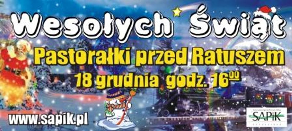 Pastorałki przed ratuszem