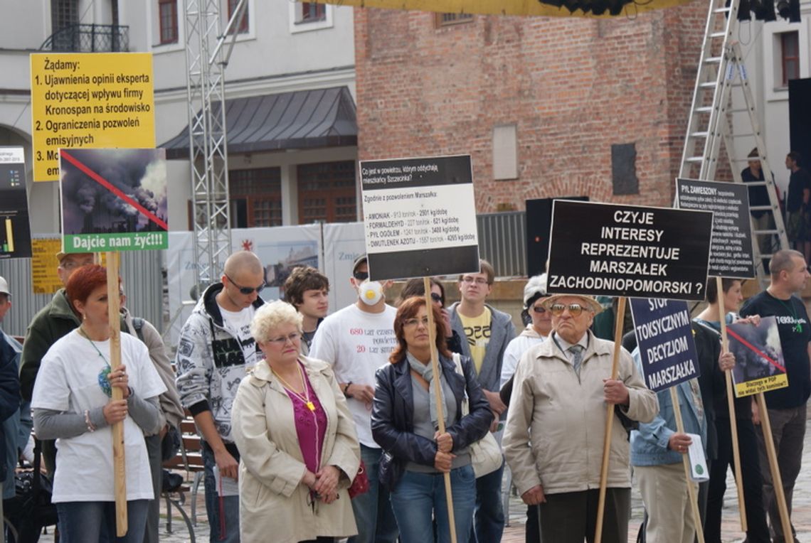 Pikieta w Szczecinie