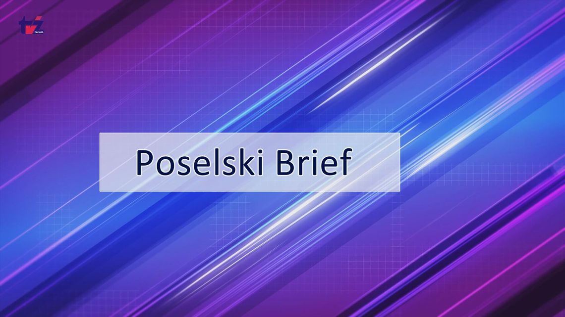 Poselski Brief - audycja poslanki na Sejm Małgorzaty Golińskiej