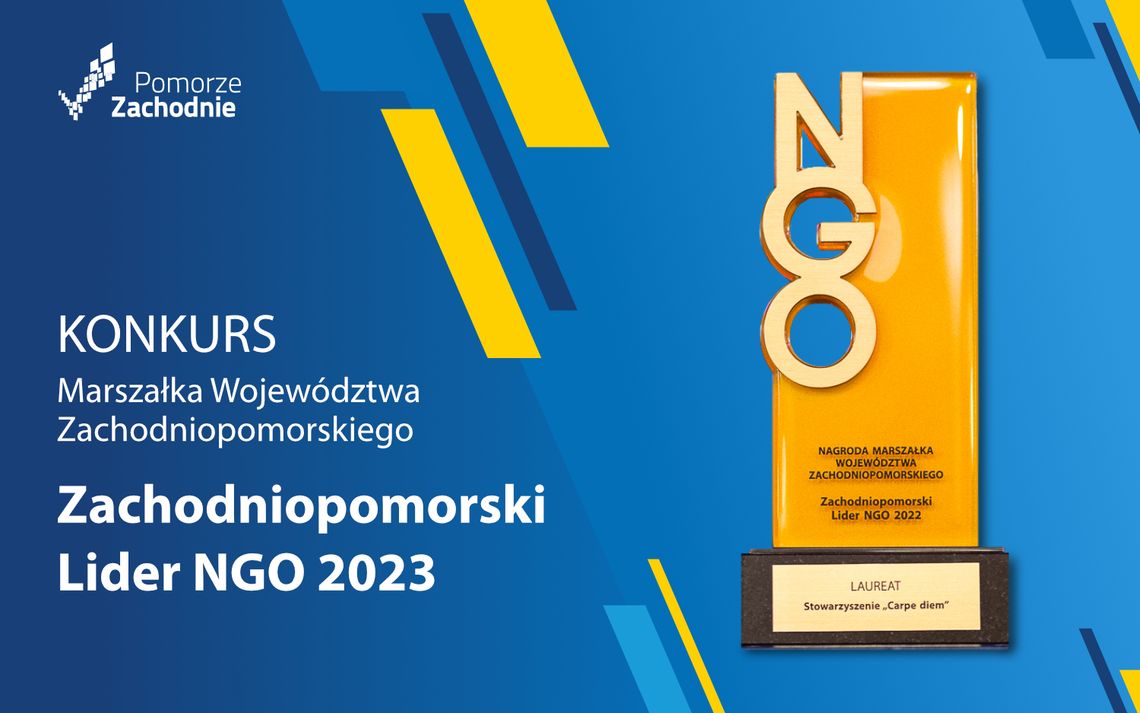 Pozarządowe inicjatywy z szansą na wyróżnienie.  Wystartował konkurs marszałka „Zachodniopomorski Lider NGO 2023"