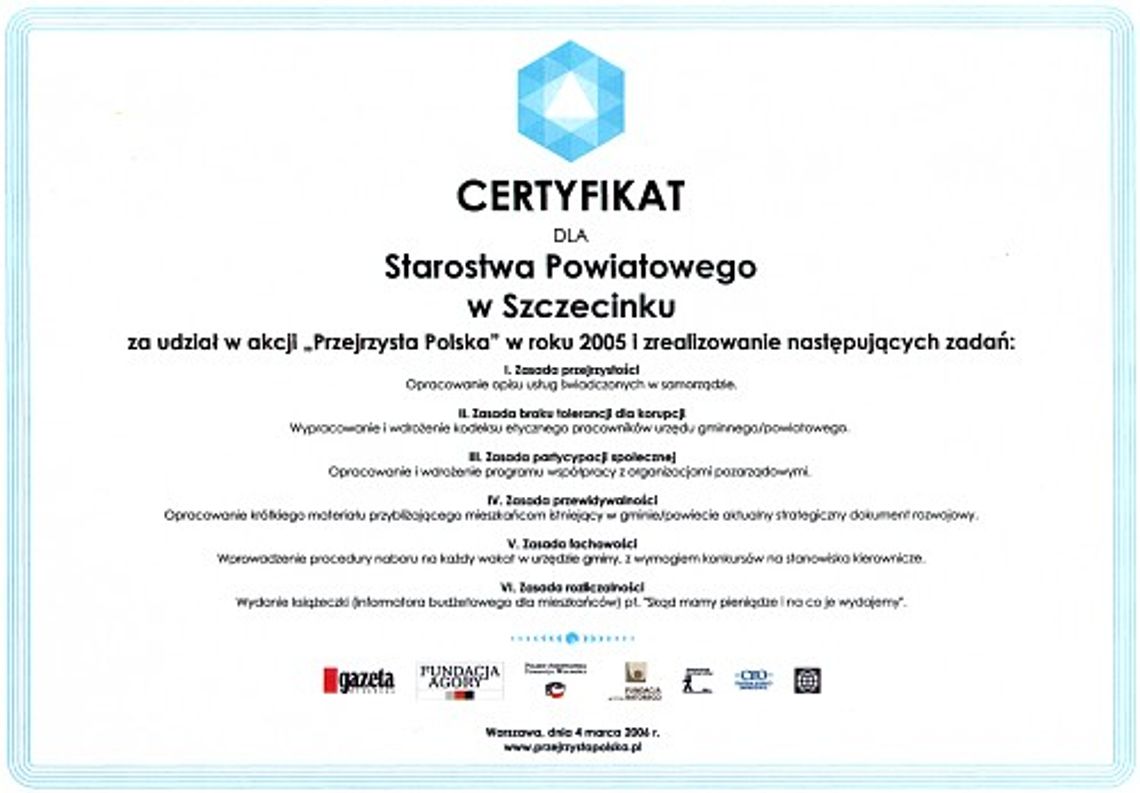 Przejrzysty powiat
