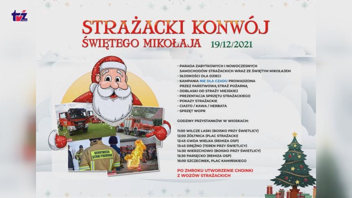 Strażacy jak Mikołaje 