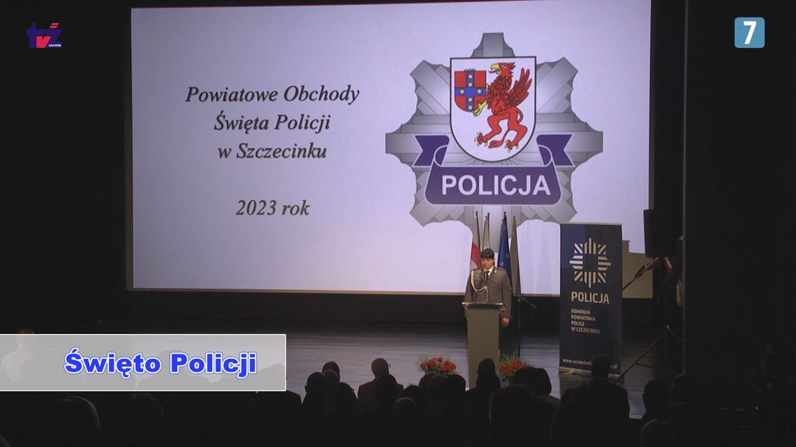 Szczecinecka policja obchodzi swoje swięto - medale i awanse