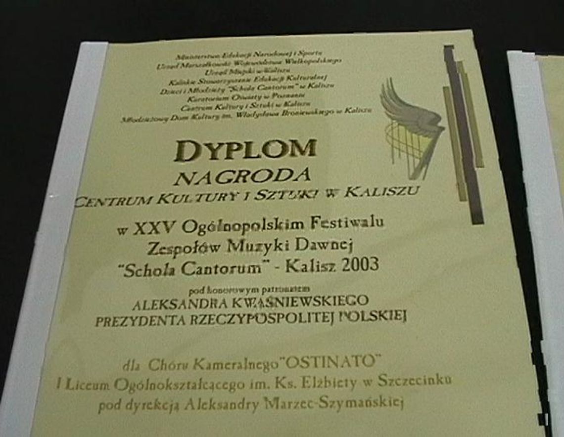 Szkolne sukcesy