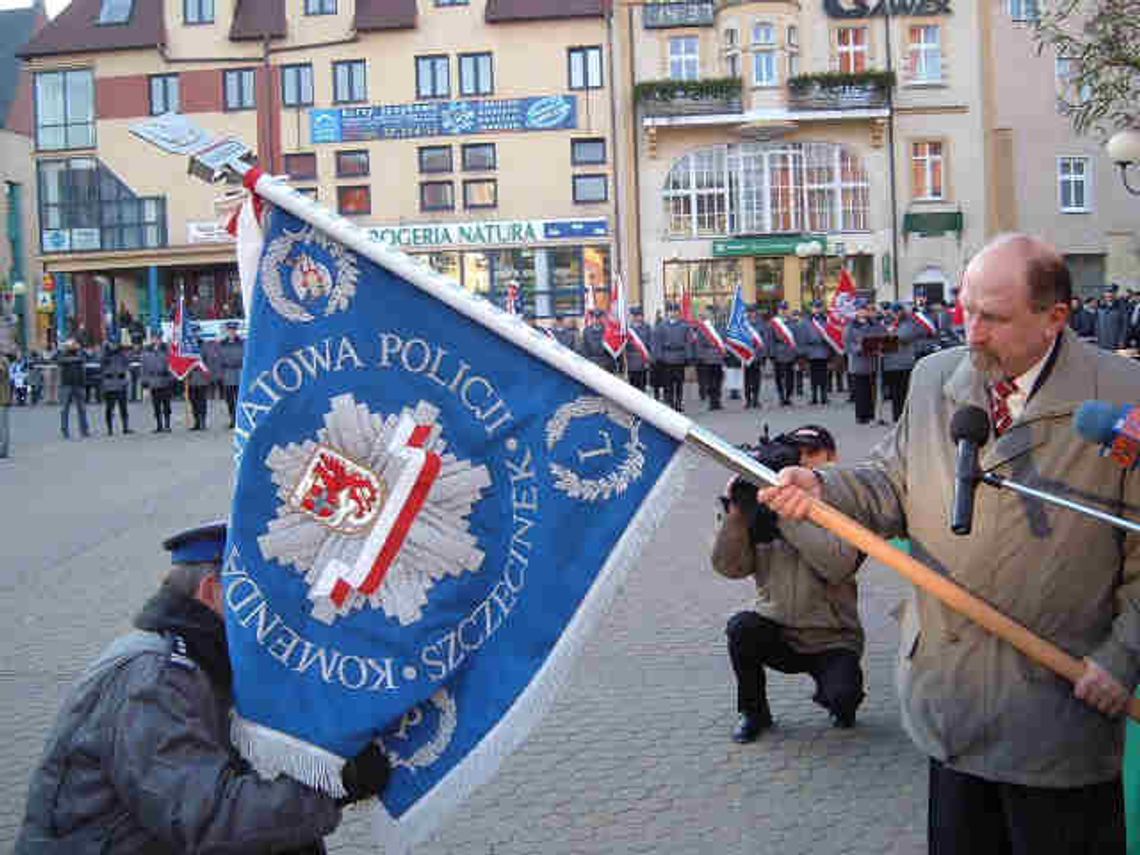 Sztandar dla policji
