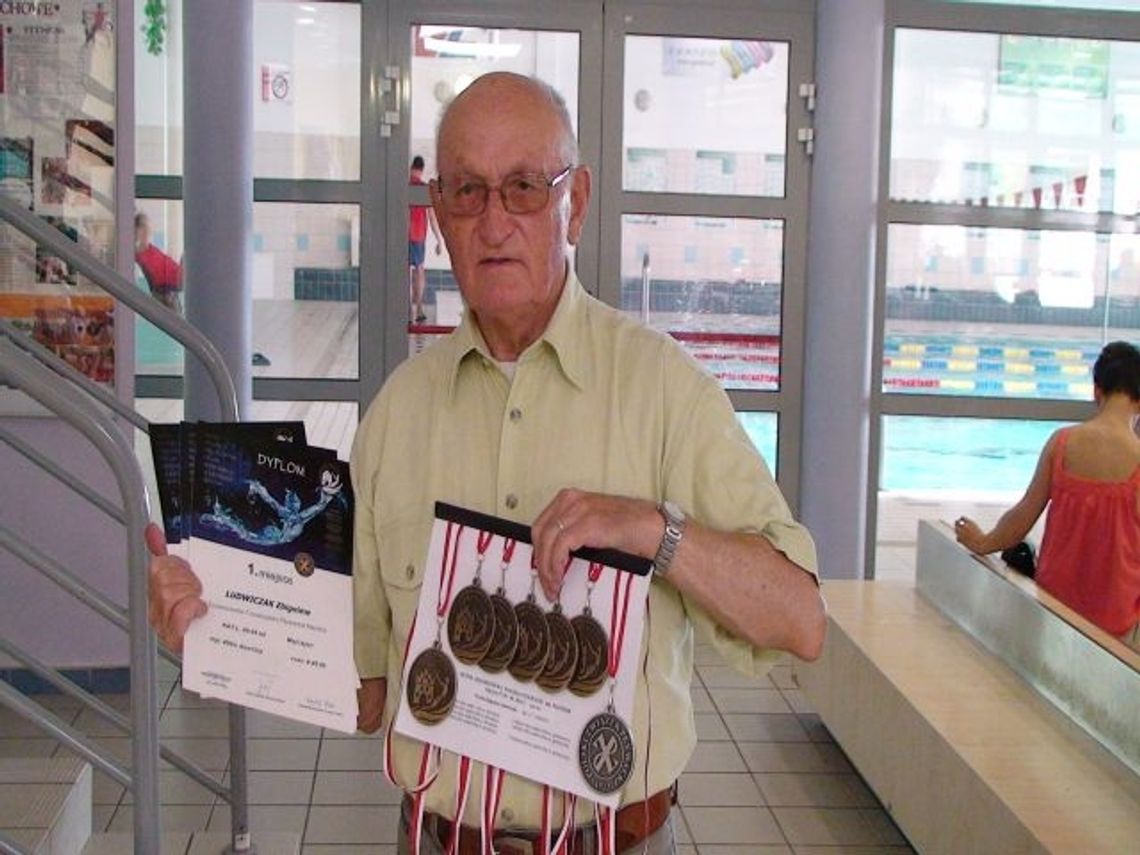 Weteran z medalami